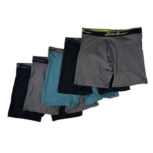 NWT Eddie Bauer Men's Classic Premium Cotton Boxer Briefs M